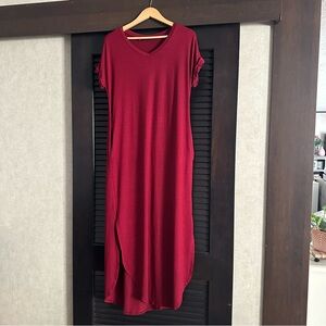 Red‎ Maxi Dress
